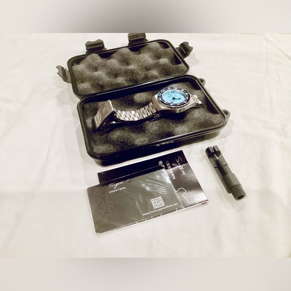 * SOLD * Seestern V3 S407 600T Ceramic Bezel Upgraded Version 200m NH35 Watch - Picture 2 of 16